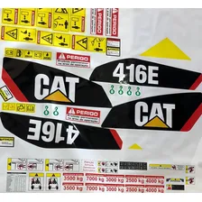 Adesivos Caterpillar 416e Para Máquinas Pesadas Foto mini 3