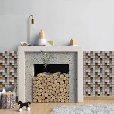 Adesivos de parede autoadesivos Adesivos de azulejos de cristal, cor conforme mostrado Foto mini 4