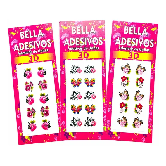 Adesivos De Unha Bella Adesivos 1000 Cartelas Foto 1