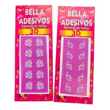 Adesivos De Unha Bella Adesivos, Branquinhos 3d Foto mini 2
