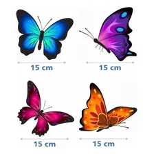 Adesivos Decorativos Borboletas - Móveis, Artesanato, Festas Foto mini 4