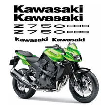 Adesivos Emblemas Compatível Kawasaki  Z750 2010 Verde 7010v Cor KAWASAKI Z750 2010 VERDE Foto  mini 1