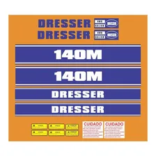 Adesivos Motoniveladora CompatÃvel Com Dresser 140c Gráfico Foto mini 1