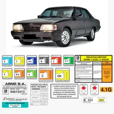 Adesivos Opala Comodoro/diplomata 80/92 Qualidade Garantida Foto mini 1
