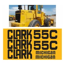 Adesivos Pá Carregadeira CompatĂvel Com Michigan Clark 55c Foto mini 1