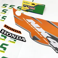 Adesivos Para Falcon Nx400 Adventure Spirit Moto Laranja Foto mini 2