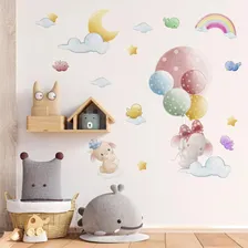 Adesivos Parede Quartinho Infantil Decorativos Céu Colorido Foto mini 1