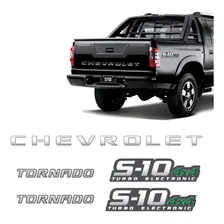 Adesivos S10 Tornado Preta 2010 4x4 Turbo + Faixa Chevrolet Foto mini 1