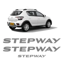 Adesivos Sandero Stepway 2020/2021 Lateral Traseiro Grafite Foto  mini 1