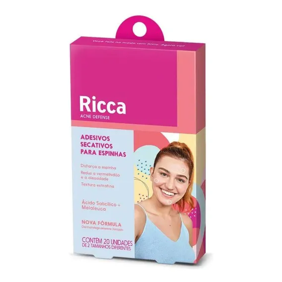 Adesivos Secativos Para Espinhas Acne Defense Ricca Foto 1