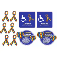 Adesivos Símbolo Autista Pcd Vaga Carro Foto  mini 1