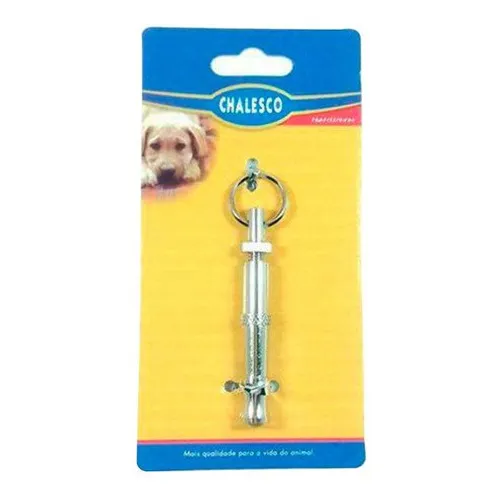 Adestramento De Cães Apito De Metal Ultrassônico Chalesco Foto 1