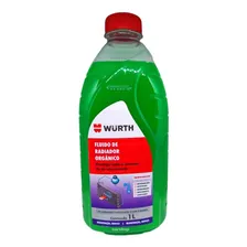 Aditivo Fluido Radiador Pronto Para Uso Wurth 1 Litro Verde Foto  mini 1