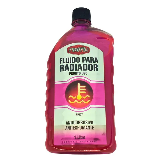 Aditivo Fluido Radiador Protetor Pronto Uso Rosa 1 Litro 1l Foto 1