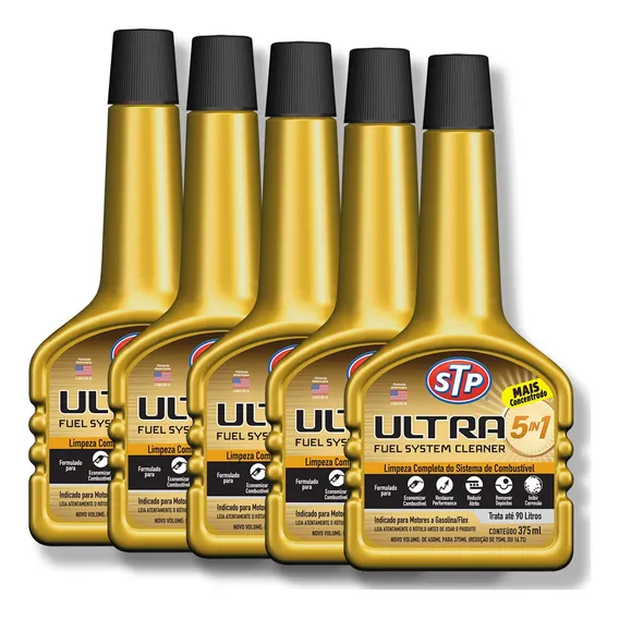 Aditivo Limpeza Sistema Combustivel Ultra 5in1 375ml Stp 5un Foto 1