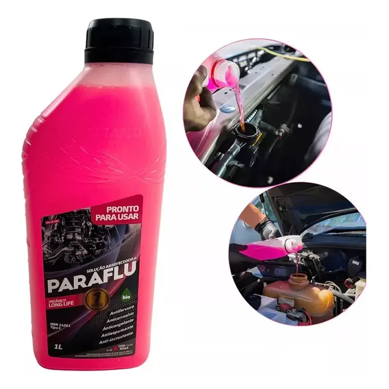 Aditivo Para Radiador Paraflu Rosa Diluído Pronto Pra Uso Foto 1