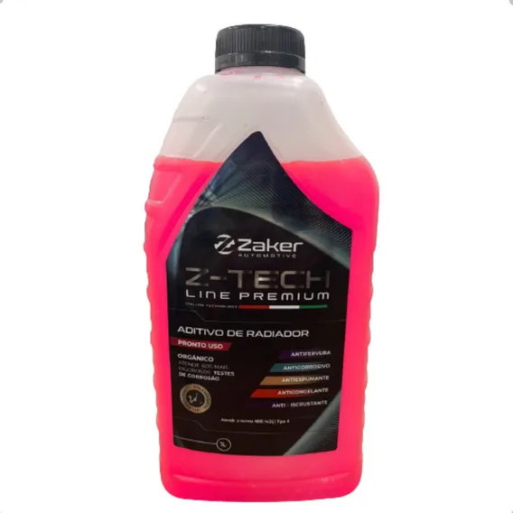 Aditivo Pronto Uso Rosa Radiador Linha Premium Foto 1