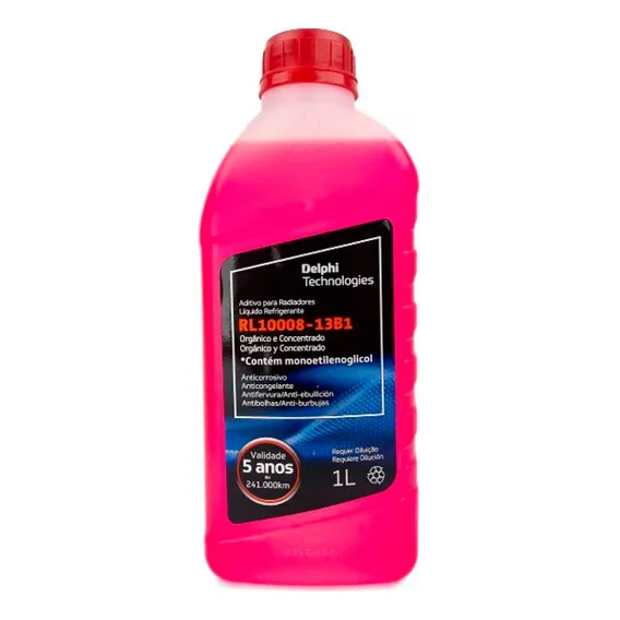 Aditivo Radiador Super Concentrado Rosa Delphi 1 L Rl10008 Foto 1