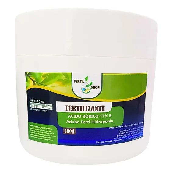 Adubo Fertilizante Acido Bórico - 500g Foto 1