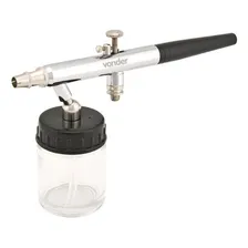Aer贸grafo Com Acess贸rio Aj008 Vonder Cor Prateado Foto mini 3