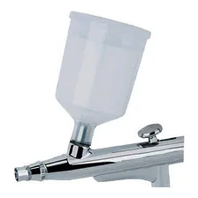 Aerógrafo Dupla Ação Com 2 Copos Bico 0,3mm W050f Para Bronzeamento, Confeitaria, Automotiva, Aeromodelismo, Artesanal WWSoldass Foto mini  3