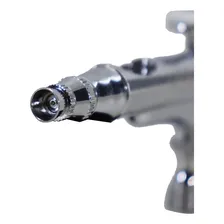 Aerógrafo Dupla Ação 0,5ml Bico 0.2mm - Acabamento Preto Foto mini  3