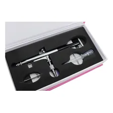 Aerógrafo Dupla Ação 0,5ml Bico 0.2mm - Acabamento Preto Foto  mini 1
