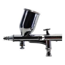 Aerógrafo Profissional Dupla Ação Bico 0,3 Mm C/ Regulagem Foto mini 2