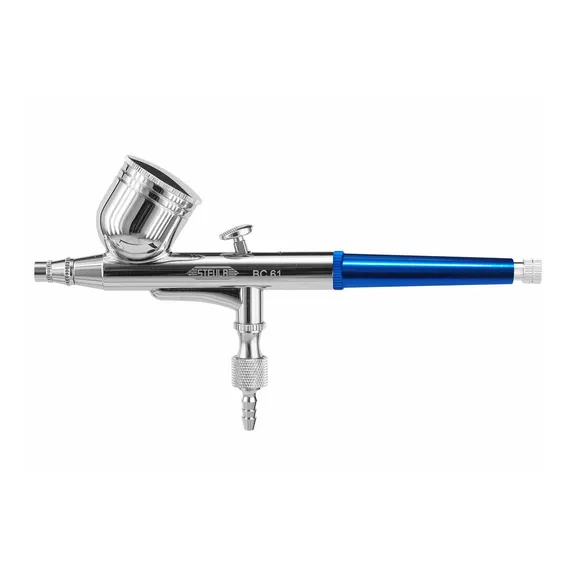 Aerografo Steula Dupla Ação Bc 61 Bico 0.3mm Caneca 7 Foto 1
