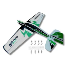 Aeromodelo Sbach Isopor T5 Perfilado 95cm Horizon C Linkagem Cor Verde Foto mini 1