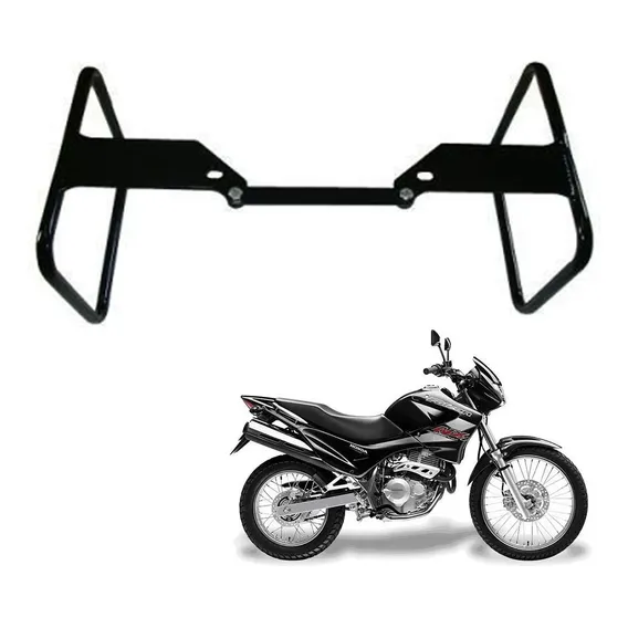 Afastador Alforge Honda Nx 400i Falcon 2013 Em Diante Chapam Cor Preto Foto 1