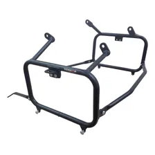 Afastador Alforge Tiger 800 Bagageiro Lateral Protetor Tras Cor Preto Foto mini 4