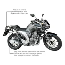 Afastador Suporte Alforge Bolsa Mala Fazer 250 Fz25 2018 23 Cor Preto Foto mini 4