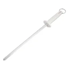 Afiador Faca Chaira Fuzil Acougueiro Starrett 10pol 25cm Lam Foto mini 1