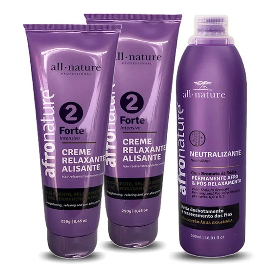 Afro Nature Creme Relaxante Capilar Forte N2 All Nature Foto 1