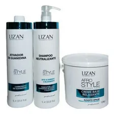Afrostyle Relaxante Guanidina 1900g + Ativador 980ml- 1l E S Foto  mini 1