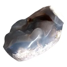 Ágata Semi-preciosaspedras São Gabriel Trabalhada Azul Trabalhada 3 Kg Em Bruto Foto  mini 1
