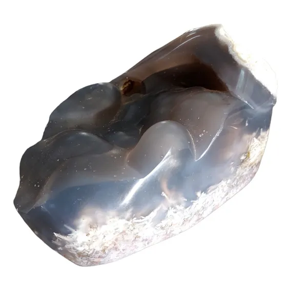 Ágata Semi-preciosaspedras São Gabriel Trabalhada Azul Trabalhada 3 Kg Em Bruto Foto 1