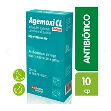 Agemoxi Cl 250mg Antibiotico Amplo Espectro 10 Comprimidos Foto mini 3