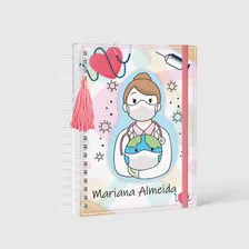 Agenda 2025 Personalizada Enfermagem Com Nome Foto  mini 1