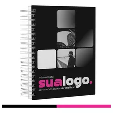 Agenda Corporativa 2025 Com Logo Empresas Marca Kit 15 Unid. Personalizada Foto mini  3