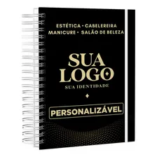 Agenda Permanente Manicure Personalizada Logo Nome Capa Dura Ano 2024 Capa Agenda Personalizada Foto mini 1