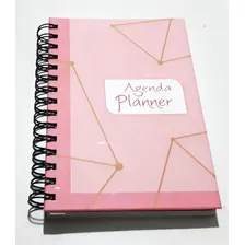 Agenda Planner Permanente Rosa Para Planejamento Financeiro Foto  mini 1