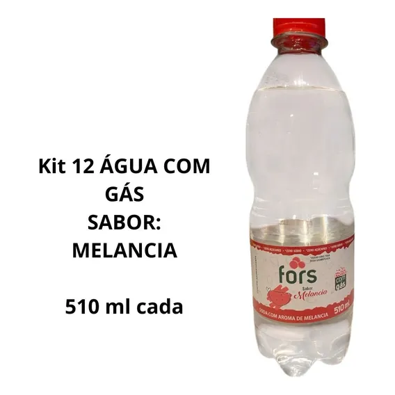 Água Com Gás Saborizada Melancia 12x510ml Foto 1