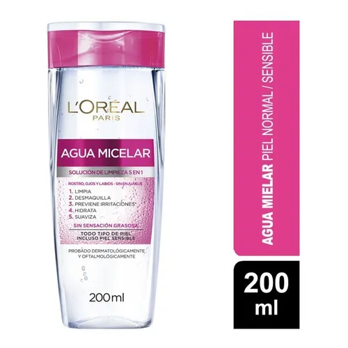 Agua Dermo Expertise L'oréal Paris Micelar Piel 200 Foto 1