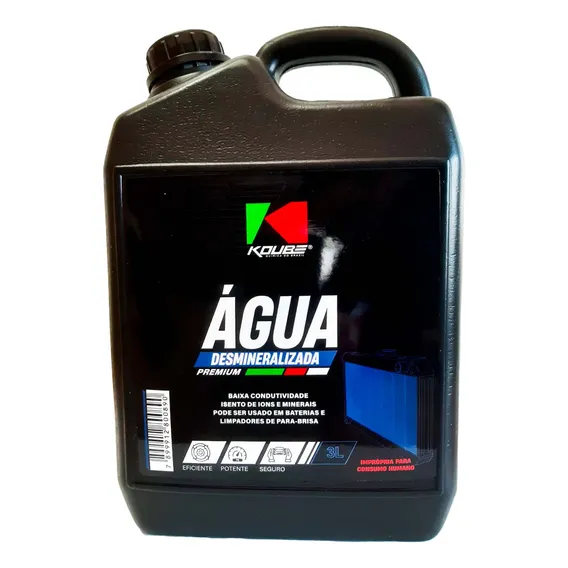 Água Desmineralizada Para Radiadores Koube - 3l Foto 1