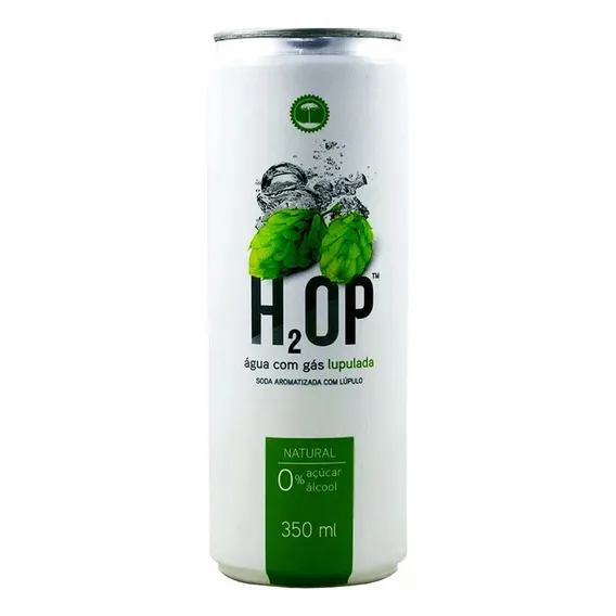 Agua Lupulada Gaseificada Araucaria 350ml Sem Alcool Vegano Foto 1