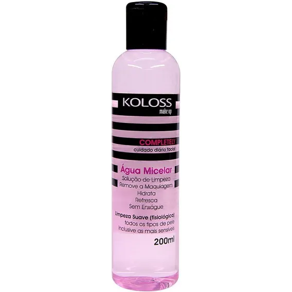 Água Micelar 200ml Koloss Make Up Foto 1