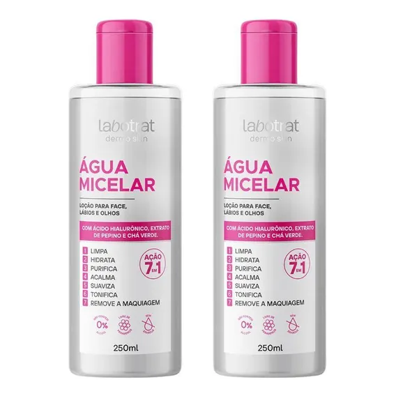 Agua Micelar Labotrat 250ml - Kit Com 2un Foto 1
