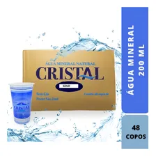 Água Mineral Cristalina Copo 200ml - Caixa Com 48 Unidades Foto mini 1